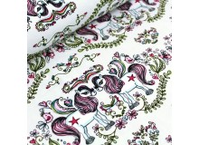 Biojersey Ponies aquamarin - Janeas